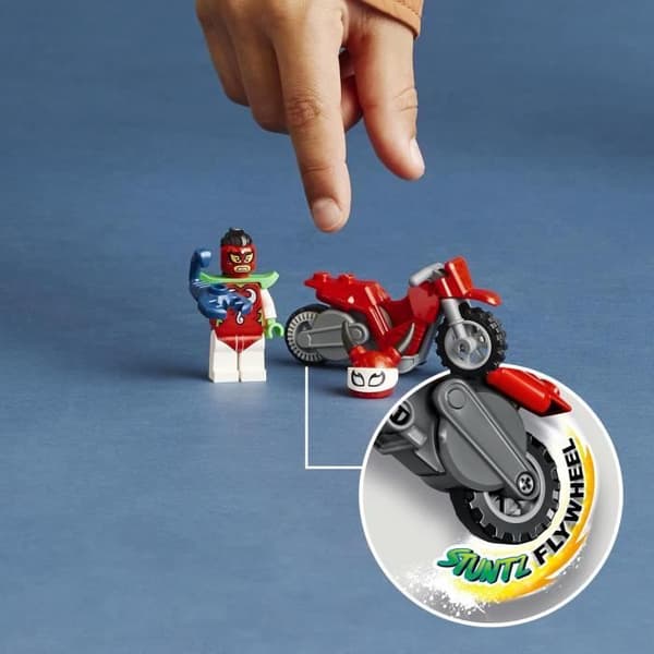 LEGO® 60332 City Stuntz Den hänsynslösa skorpionens stuntcykel, stuntzstuntryttareleksak, present till barn från 5 år och uppåt