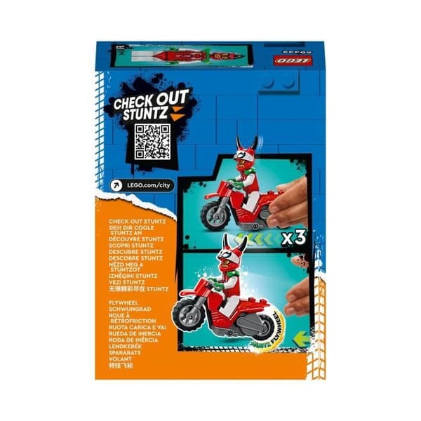 LEGO® 60332 City Stuntz Den hänsynslösa skorpionens stuntcykel, stuntzstuntryttareleksak, present till barn från 5 år och uppåt