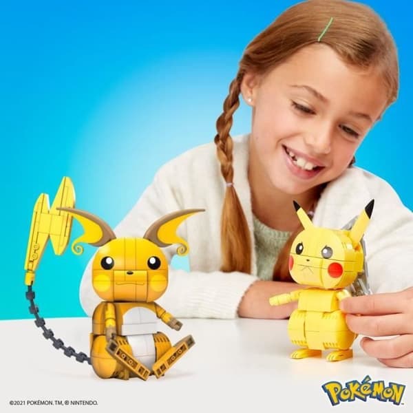 Mega Construx - Pokémon - Pikachu Evolution Trio Box - byggleksak - 7 år och +