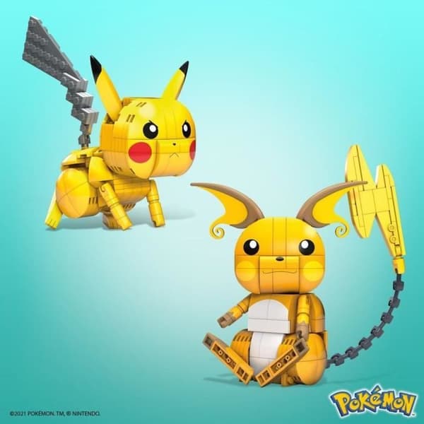 Mega Construx - Pokémon - Pikachu Evolution Trio Box - byggleksak - 7 år och +