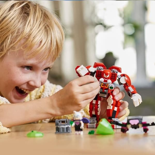 LEGO® 76996 Sonic The Hedgehog Knuckles Robot Guardian, Knuckles and Red med Master Emerald-videospelsfigurer