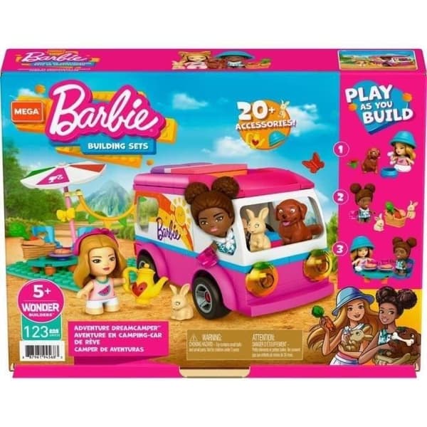 Mega Construx Barbie - Husbilsäventyr - Byggspel - 5+