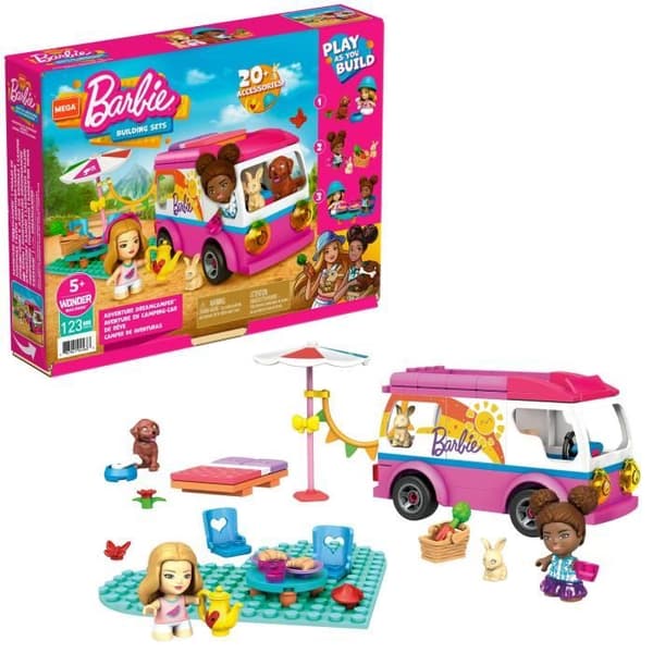 Mega Construx Barbie - Husbilsäventyr - Byggspel - 5+