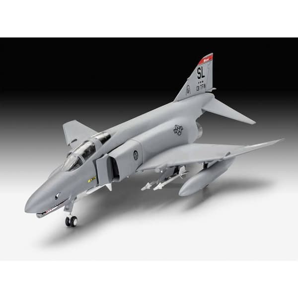 Militärflygplansmodell - REVELL - Modelluppsättning Easy-Click - F-4E Phantom - Unik färg
