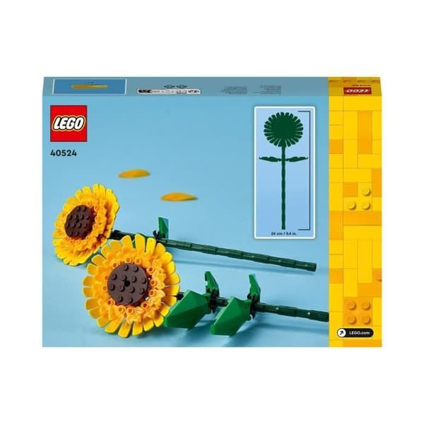 LEGO® 40524 Creator solrosor, byggsats för konstgjorda blommor, barnrum eller heminredning
