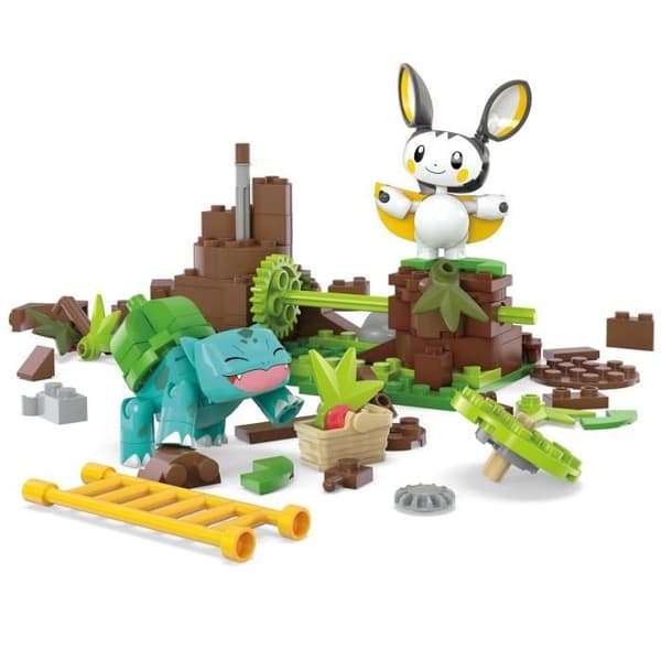MEGA Pokémon-The Pretty Woods of Emolga and Bulbasaur-Toy med 194 delar HTH69