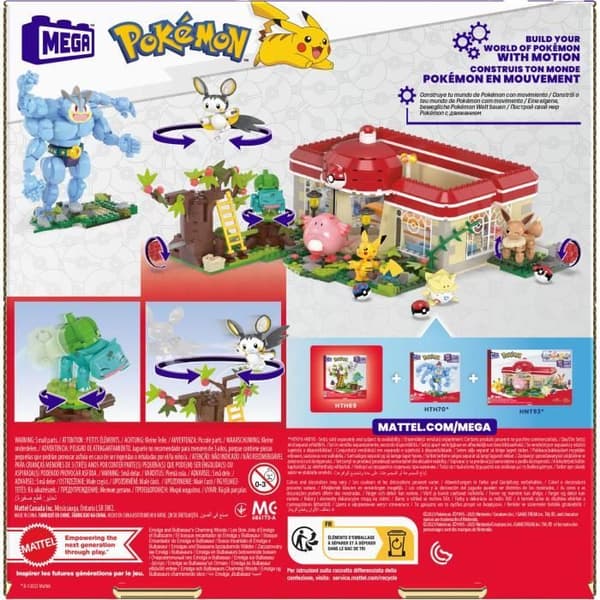 MEGA Pokémon-The Pretty Woods of Emolga and Bulbasaur-Toy med 194 delar HTH69