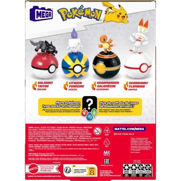 MEGA-Pokémon-Fire typ Pokémon Trainer-Building box HTJ06