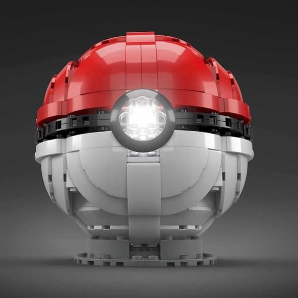Mega Construx Pokémon Giant Poké Ball att bygga, byggstensset, 303 delar, för barn från 10 år