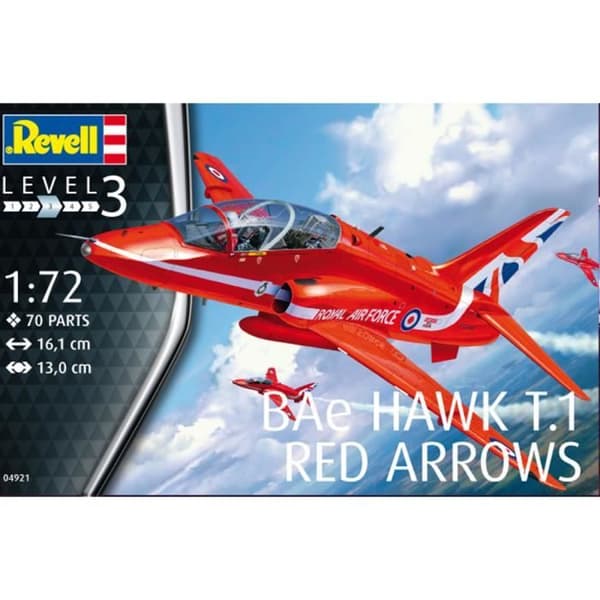Modellsats - REVELL - BAE Hawk T.1 Red Arrows - Plastsats 1:72