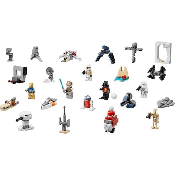 LEGO Star Wars 75340 Adventskalender 2022, 24 minileksaker, present med minifigurer