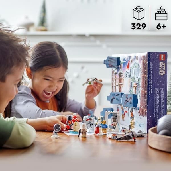 LEGO Star Wars 75340 Adventskalender 2022, 24 minileksaker, present med minifigurer