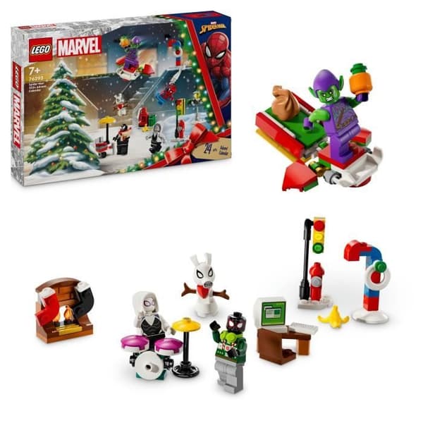 LEGO® Marvel 76293 Spider-Man adventskalender 2024 - Festpresent till barn