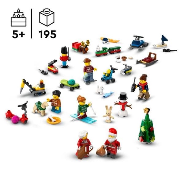LEGO® City 60436 Adventskalender 2024 - Nedräkning till jul för barn