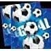 FOTBOLL 20 SERVETTER 33X33 BLÅ FOTBOLL