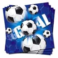Miniatyrbild 1 av 2: FOTBOLL 20 SERVETTER 33X33 BLÅ FOTBOLL