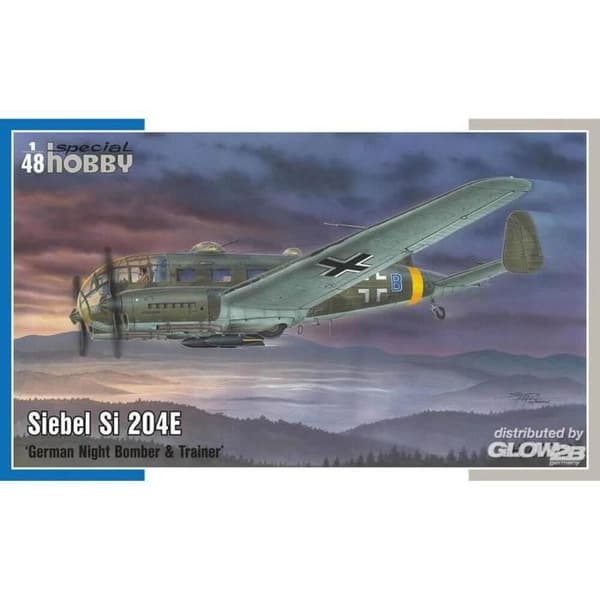 Flygplansmodell - Special Hobby - Siebel Si 204E German Night Bomber &amp; Trainer - Plast - Blandat - Vuxen
