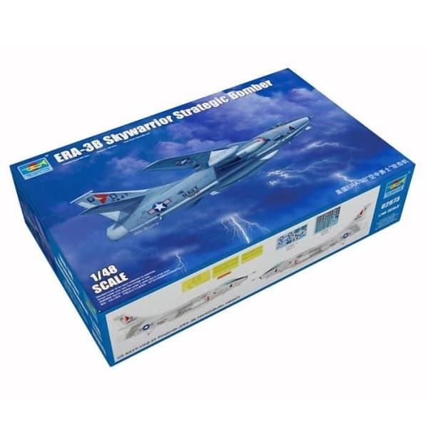 Flygplansmodell - TRUMPETER - ERA-3B Skywarrior Strategic Bomber 1 vinge Unik - Unik färg