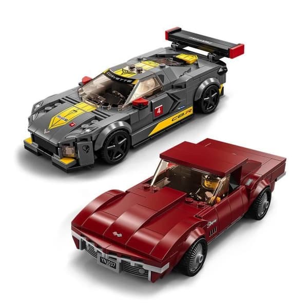 LEGO® 76903 Speed Champions Chevrolet Corvette C8.R Race Car och 1969 CC Race Car Leksak för barn