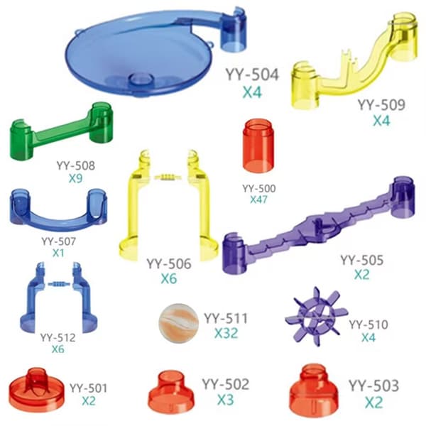 Marble run kuglebane 122 dele
