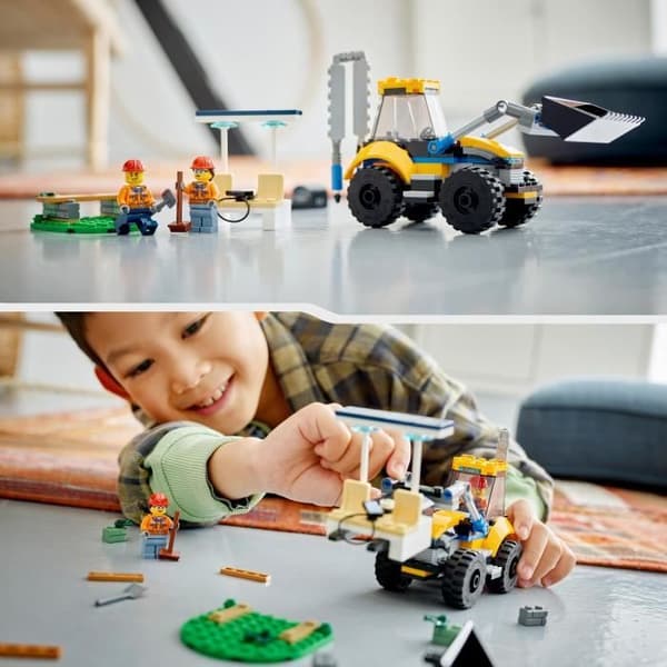 LEGO® City 60385 Bygggrävmaskin, Leksaksbyggnadsmaskin, Pojkar och Flickor 5 år