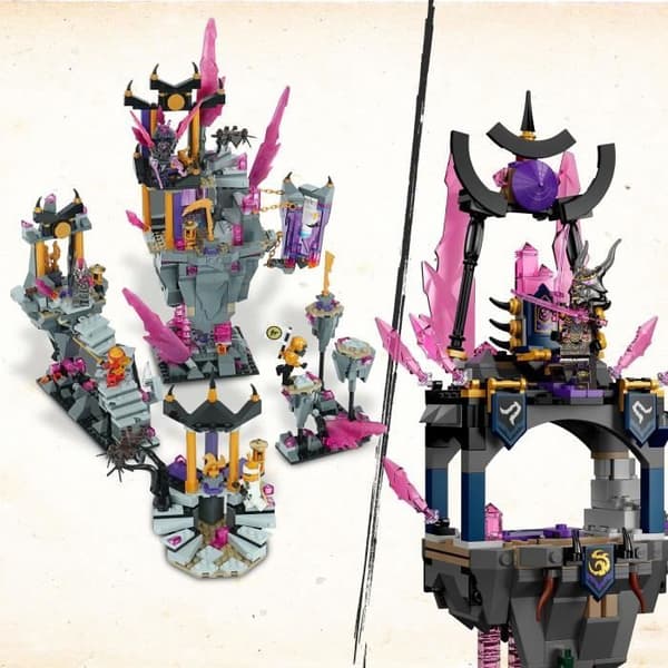 LEGO® NINJAGO 71771 Kristallkungens tempel, barnleksak med minifigurer