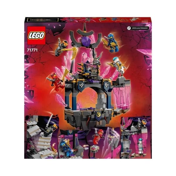 LEGO® NINJAGO 71771 Kristallkungens tempel, barnleksak med minifigurer