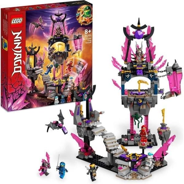 LEGO® NINJAGO 71771 Kristallkungens tempel, barnleksak med minifigurer