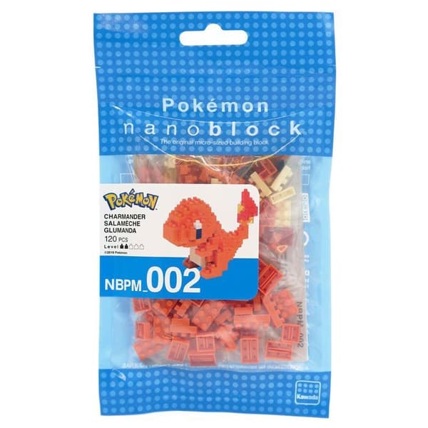 Byggleksak - nanoblock - Charmander - Kit - Pokemon