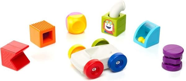 Bygglåda - Smartmax - Min första totem - 8 stycken - Magnetisk - Blandad