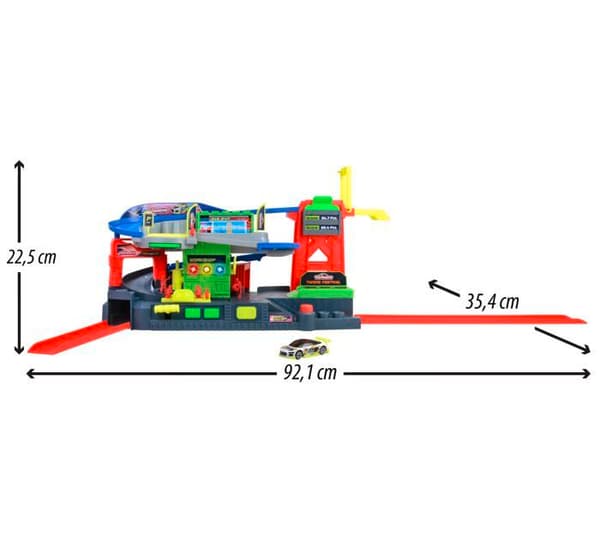 Monteringsspel - konstruktionsspel - Majorette-manipulationsspel - 212051024 - Tune Up Race Pitstop