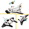 Miniatyrbild 4 av 6: LEGO® Creator 3-i-1 31134 rymdfärja, astronaut minifigurleksak med rymdskepp, barn 6 år gamla