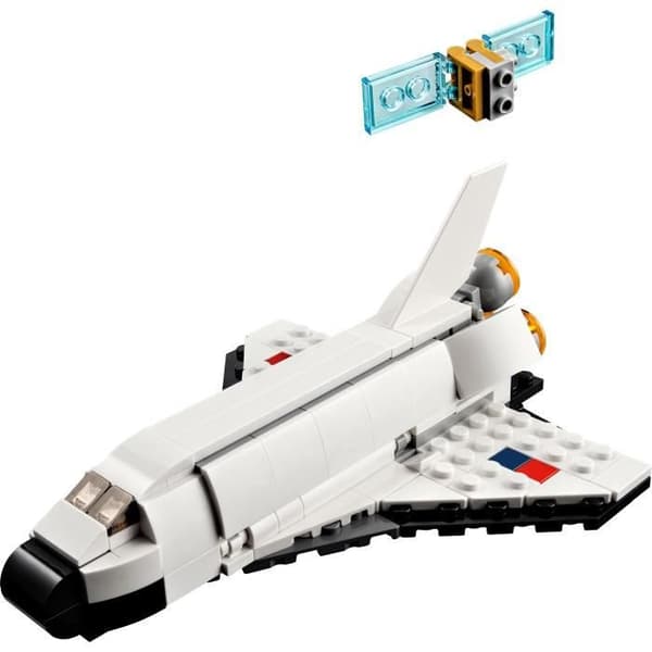 LEGO® Creator 3-i-1 31134 rymdfärja, astronaut minifigurleksak med rymdskepp, barn 6 år gamla