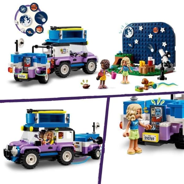LEGO® 42603 Friends Stargazing Campervan, barnleksak, med djurfigurer, plus minidockor