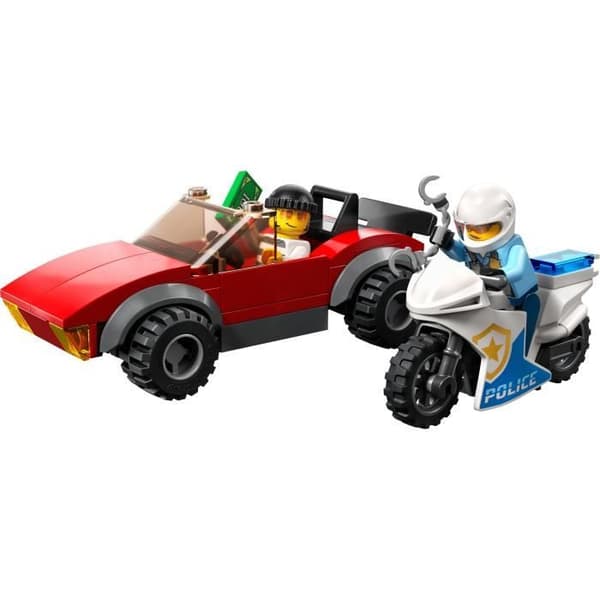 LEGO® City 60392 polismotorcykeljakt, leksaksracerbil och 2 poliser