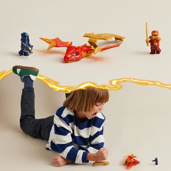 LEGO® 71801 NINJAGO Kai's Rebel Dragon Attack, Dragon Ninja Toy och minifigurer inklusive Kai med Mini-Katana