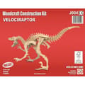 Miniatyrbild 1 av 3: Trämodell liten velociraptor