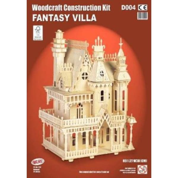 Byggsats - QUAY - Fantasivilla QUAY - FSC-trä - Självmontering - För barn från 9 år
