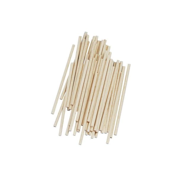Ätpinnar av trä - Rayher - Naturlig - Förpackning om 60 - Ø 4 mm