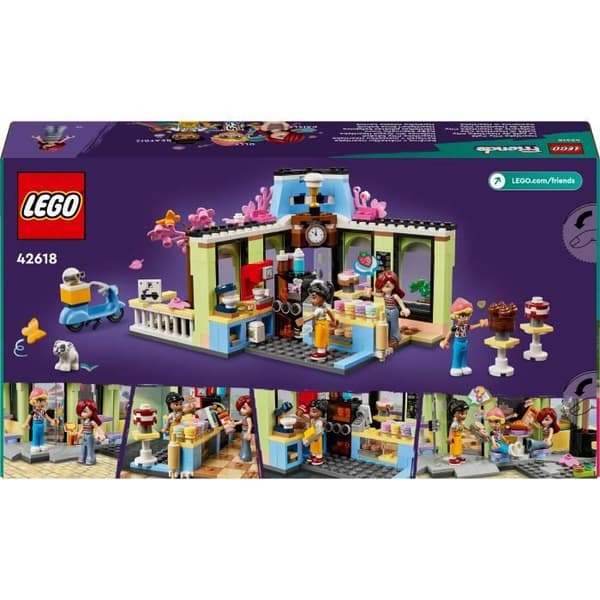 LEGO® Friends 42618 Heartlake City Café - Kökstillbehör för barn, sällskaplighet