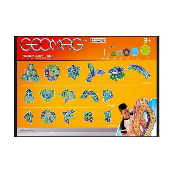 Byggleksak - GIOCHI PREZIOSI - Geomag Paneler - 180 stycken - Metall och plast - Blandat