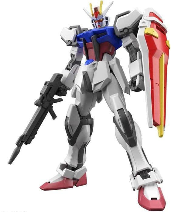 Figurine - BANDAI - Entry Grade 1 144 Strike Gundam - Plast - Att montera själv - 8 år och uppåt