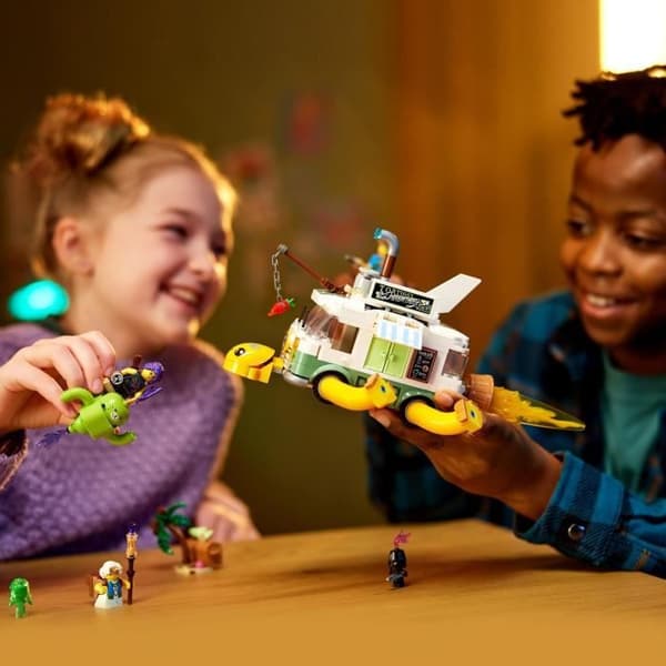 LEGO® DREAMZzz 71456 Mrs. Castillos Turtle Van, 2-i-1 husbilsleksak, med Mateo och Zoey