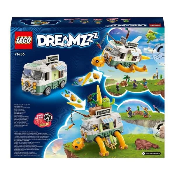 LEGO® DREAMZzz 71456 Mrs. Castillos Turtle Van, 2-i-1 husbilsleksak, med Mateo och Zoey