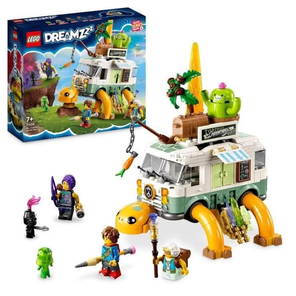LEGO® DREAMZzz 71456 Mrs. Castillos Turtle Van, 2-i-1 husbilsleksak, med Mateo och Zoey