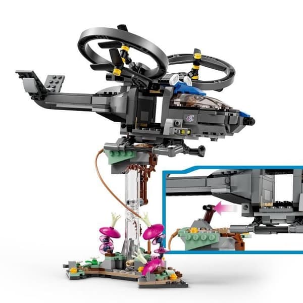 LEGO Avatar 75573 The Floating Mountains: Sector 26 and the Samson RDA, Toy, Minifigures
