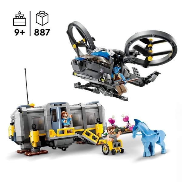LEGO Avatar 75573 The Floating Mountains: Sector 26 and the Samson RDA, Toy, Minifigures