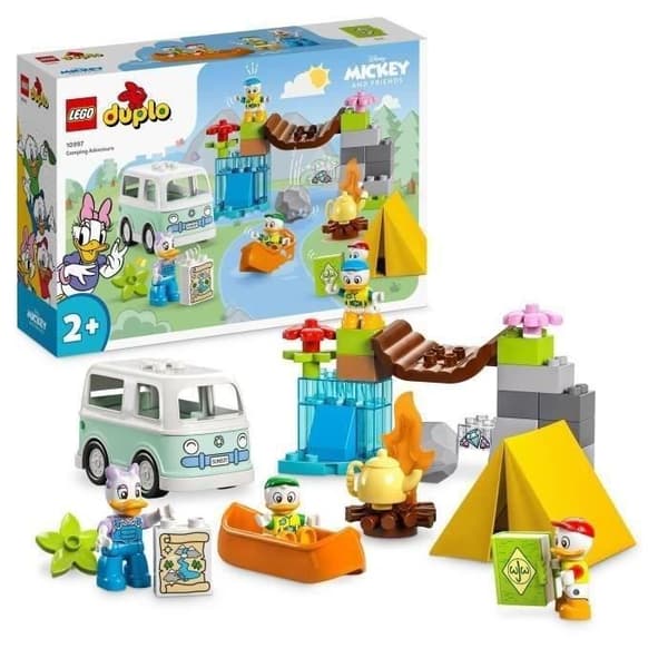LEGO® DUPLO Disney Musse och vänner 10997 Camping äventyrsleksak med Daisy Duck figurer