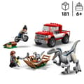 Miniatyrbild 2 av 4: LEGO® 76946 Jurassic World Beta och Blue Velociraptor Capture, byggbara fordon och Guardian minifigurer