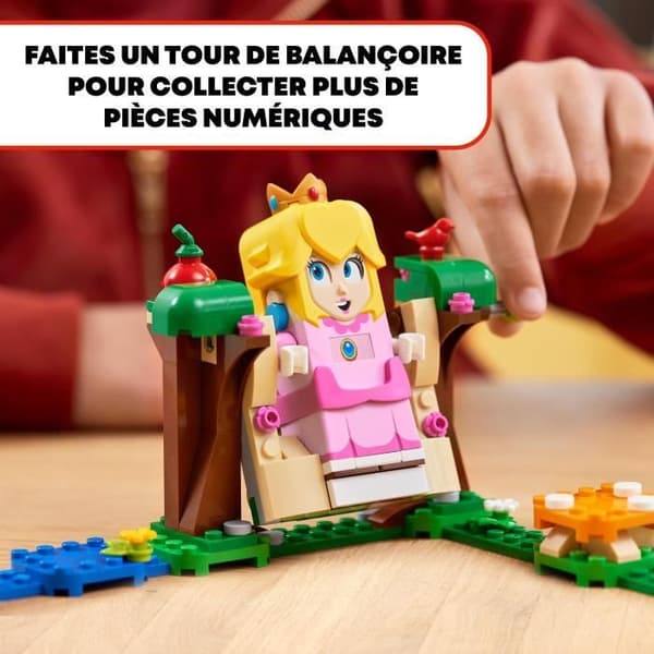 LEGO 71403 Super Mario The Adventures of Peach startpaket, Lemmy Toy, Interactive Toad Minifigure, för barn från 6 år och uppåt